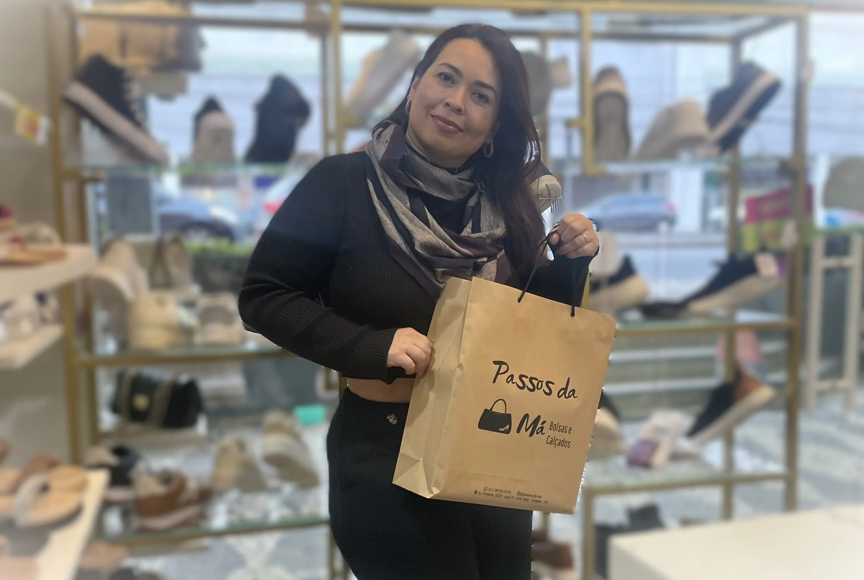 Silvia, fundadora da Passos da Má